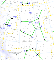 Hercules' constellation